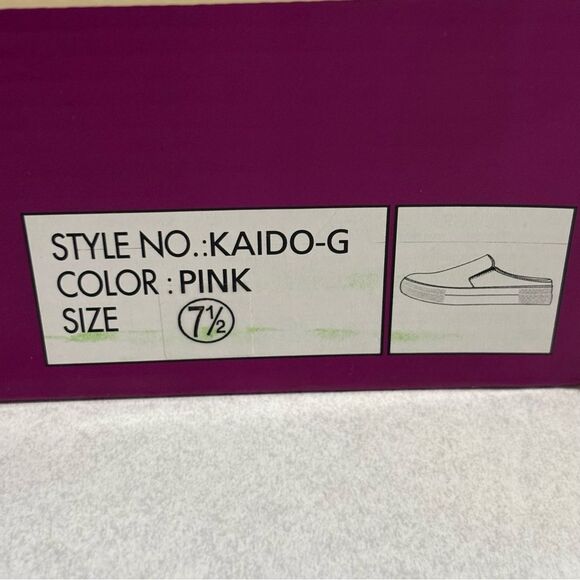 Soda Pink Sneakers Minimalist Design Women’s 7.5 Kaido-G 35987819. AS IS. - Picture 9 of 10